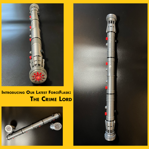 ForceFlask (The Crime Lord) - Laser-sword Novelty Flasks with LED Lights