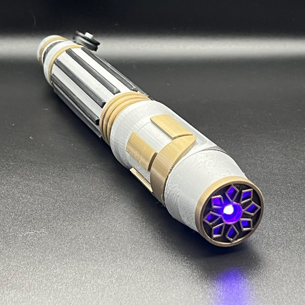 ForceFlask (The Purple Thunder) - Laser-sword Novelty Flasks with LED Lights