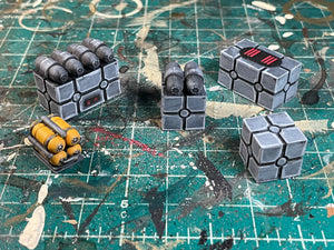 Hammerfall Square Crates & Canisters Pack